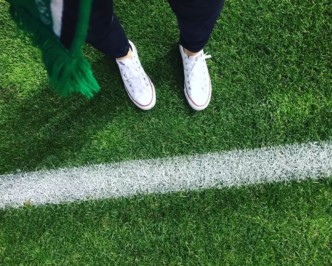 artificial turf in a playground